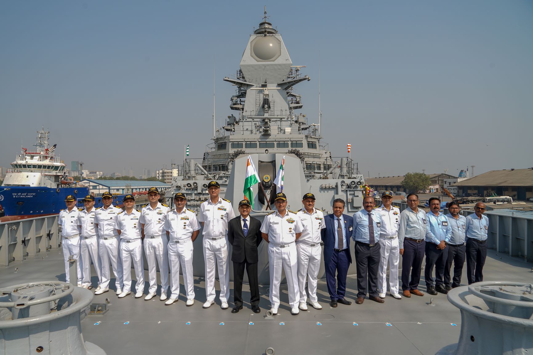 Delivery Of Second Destroyer Of P15B Class 'Mormugao' To Indian Navy -24th Nov 2022123 - Image 4